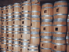 wooden barrel for balsamico vinegar